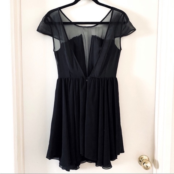 Keepsake the Label Revolve After Dark Black Sheer Backless Dress - Picture 4 of 4